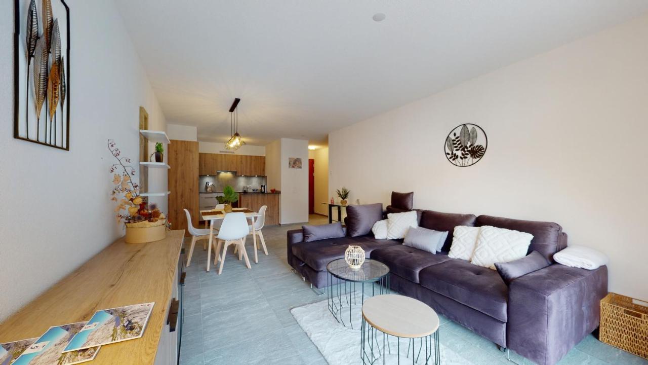 Apartment With Sauna And Mountain View Leukerbad Exterior photo